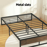 Artiss Bed Frame Metal Frame Double Size Bed Base 2 Drawers OSLO