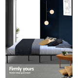 Artiss Bed Frame Queen Size Metal Bed Frame TED