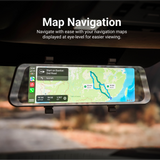 PARKMATE 9.66” Touch Screen DVR Mirror Monitor with Smart Display