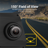 PARKMATE 9.66” Touch Screen DVR Mirror Monitor with Smart Display