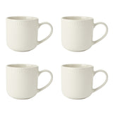 MIKASA CRANBORNE 4PC STONEWARE MUG SET 320ML
