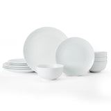 MIKASA CHALK 12PC PREMIUM PORCELAIN DINNER SET