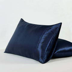 CLEVERPOLLY TWIN PACK SATIN PILLOWCASES WHITE