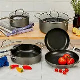 Swiss Diamond Hard Anodised 5 Piece Cookware Set