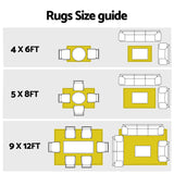 Gardeon Outdoor Rugs 274x366cm Large Carpet Reversible Area Mat PP Dual-Sided Patio Rug Bohemian