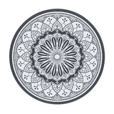Gardeon 180CM Outdoor Rug Reversible Carpet PP Area Mat Patio Rugs Round Grey