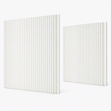 Artiss Paper Room Divider 2Pcs Folding Partition Screen Honeycomb Privacy Screen Freestanding 150cm White
