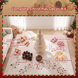 Jingle Jollys Prelit Christmas Tree Decorations Bundle Foldable Quick Setup
