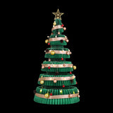 Jingle Jollys 47cm&111cm Christmas Tree Decoration Foldable Xmas Paper Tree