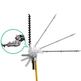 Giantz Pole Chainsaw 2 Stroke Petrol Tree Pruner Long Reach Saw 12 Inch Bar 2 In 1