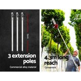 Giantz Pole Chainsaw 2 Stroke Petrol Tree Pruner Long Reach Saw 12 Inch Bar