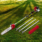 Giantz Pole Chainsaw 2 Stroke Petrol Tree Pruner Long Reach Saw 12 Inch Bar