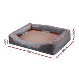 i.Pet Pet Bed Orthopedic Washable Dog Bed Plush Fleece Sofa Cushion Mat