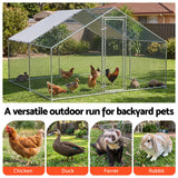 i.Pet Chicken Coop Rabbit Hutch Outdoor Run Walk in Hen Cage Ferret House 3x3x2m