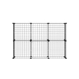 i.Pet Pet Dog Playpen Enclosure Cage 20 Panel Puppy Fence Play Pen Foldable Metal