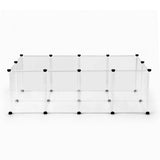 i.Pet Pet Dog Playpen 20 Panels with Baseboard DIY Enclosure Small Animal Rabbit Pen 125CM