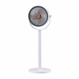 Devanti Rechargeable Pedestal Fan, 4000mAh Battery 5 Speed 4 Height, White