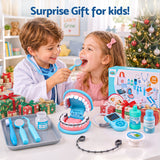 Keezi Kids Doctor Play Set Pretend Dentist Play Set Toy Medical Kits 30PCS