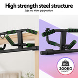 Multi-Grip Pull Up Bar Doorway Chin Up Horizontal Bar Home Gym Workout 101cm Length