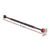 Everfit Pull Up Bar 90CM-125CM Doorway Chin Up Horizontal Bar Gym