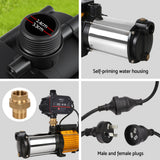 Giantz 5-Stage Water Pump Auto Controller Farm Irrigation Stainless Max. 2500W