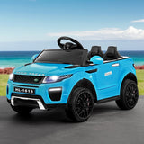 Rigo Kids Electric Ride On Car SUV Range Rover-inspired Toy Cars Remote 12V Blue