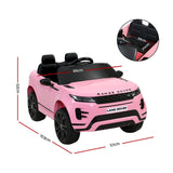 Rigo Ride On Car Kids Electric Ride On Cars Land Rover Licensed 12V Pink