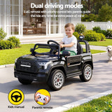 Toyota Ride On Car Kids SUV 12V Remote Control Sequoia TRD Pro Black