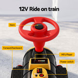 Rigo Kids Ride on Car Train 12V Electric Toy 2 Seater 136cm