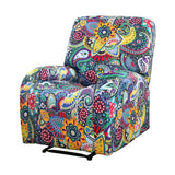 Artiss Stretch Kids Recliner Cover 4-Pieces Recliner Chair Slipcovers Printed Polyester