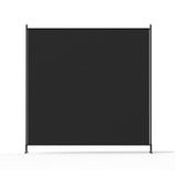 Artiss Room Divider Set of 2 Privacy Screen Fabric Room Separator Partition 175x180cm Black