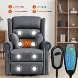 Artiss Electric Recliner Chair Power Lift Massage Heated Recliner Sofa