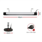 Devanti 2PCS Electric Radiant Strip Heater Outdoor Indoor Patio Infrared Heaters 3000W