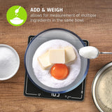 SALTER BLUETOOTH SMART KITCHEN SCALE 10KG BLACK