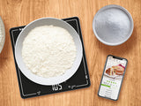 SALTER BLUETOOTH SMART KITCHEN SCALE 10KG BLACK