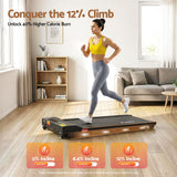 Artiss 140cm Standing Desk Treadmill Motorised Natural Wood