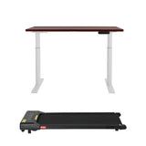 Artiss 400mm Treadmill Electric Walking Pad with 120cm Automatic Standing Desk