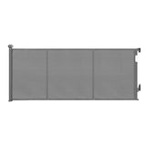 Keezi Retractable Gate Baby Gate Pet Safety Fence Extends up to 400cm Grey