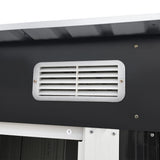 Giantz Garden Shed 2.38x1.31M Sheds Outdoor Storage Tool Metal Workshop Shelter Sliding Door