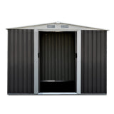Giantz Garden Shed 2.58x2.07M Sheds Outdoor Storage Workshop Metal Shelter Sliding Door
