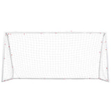 Everfit 12FT Soccer Football Goal Net UPVC Frame with PE Mesh Weatherproof Portable Goals for Backyard Training Competitive Play