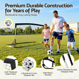 Everfit Pop Up Soccer Goals 2 Piece Set Target Net Kids Indoor Outdoor