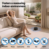 Gardeon Ultrasonic Rat Repeller 360 Degree 4 Modes Pest Repeller Black