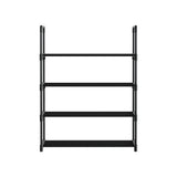 Artiss Shoe Rack Cabinet Stackable 4-tier 12 Pairs Black