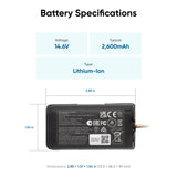 eufy RoboVac X10 Pro Omni Replacement Battery Pack x2
