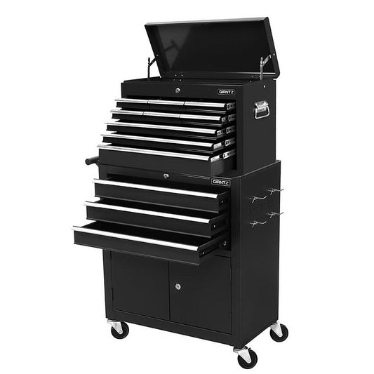 Giantz Tool Chest Trolley 12 Drawers Storage Cabinet Toolbox