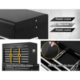 Giantz 16 Drawer Tool Box Cabinet Chest Trolley Toolbox Garage Storage Box