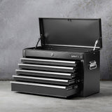 GIANTZ 5 Drawer Tool Chest Box Cabinet Lockable Garage Storage Organiser Black
