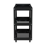 Giantz 3-Tier Tool Cart Trolley Workshop Garage Storage Organizer Black