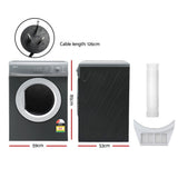 Devanti 7kg Tumble Dryer Vented 15 Auto Programs - Grey